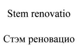 Stem renovatio Стэм реновацио