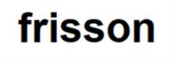 frisson