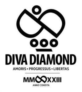 DIVA DIAMOND AMORIS PROGRESSUS LIBERTAS MMXXIII ANNO CONDITA