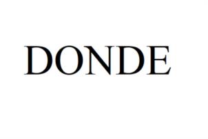 DONDE