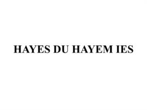 HAYES DU HAYEM IES