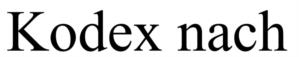 Kodex nach
