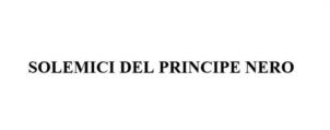 SOLEMICI DEL PRINCIPE NERO