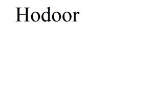 Hodoor