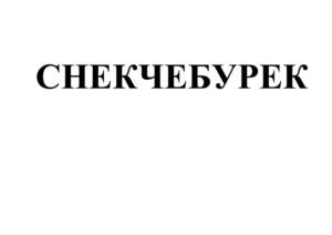СНЕКЧЕБУРЕК