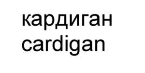кардиган cardigan