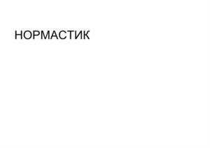 НОРМАСТИК