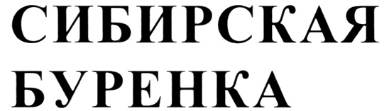 СИБИРСКАЯ БУРЕНКА