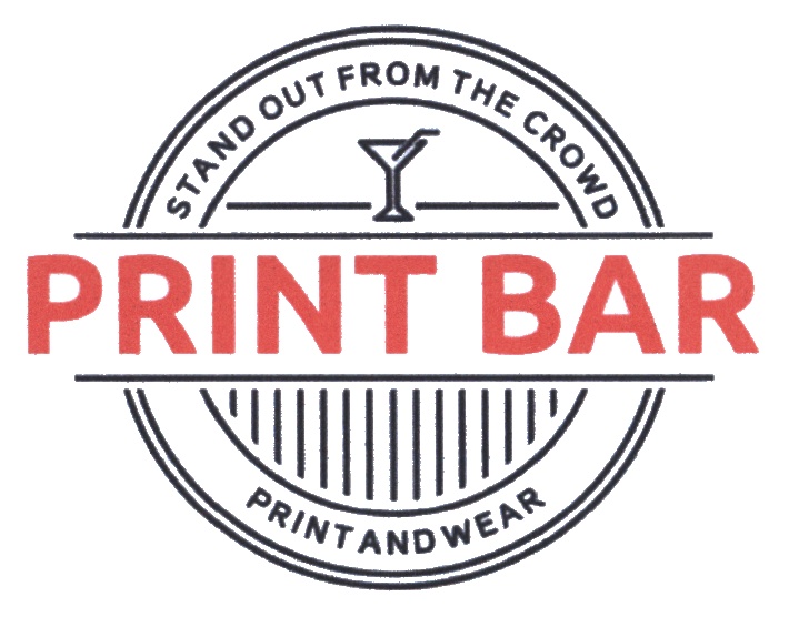 STAND OUT FROM THE CROWD PRINT BAR PRINT AND WEAR