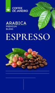 COFFEE DE JANEIRO ARABICA PREMIUM BLEND ESPRESSO