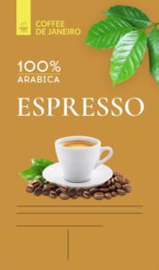 COFFEE DE JANEIRO 100% ARABICA ESPRESSO