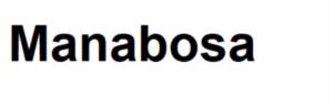 Manabosa