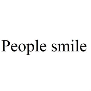 People smile
