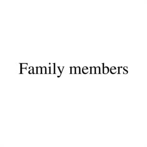 Family members