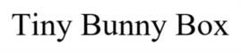 Tiny Bunny Box