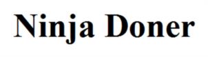 Ninja Doner