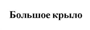 Большое крыло